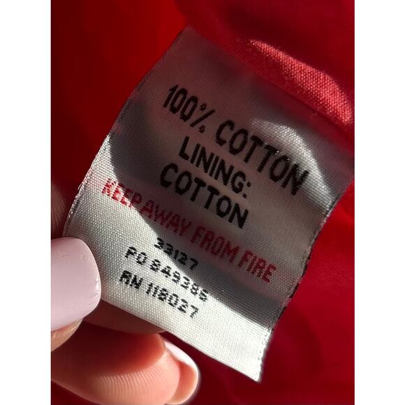 Mini Boden Girls Eyelet Circle Tunic Dress Cap Sleeve Coral Berry Red Size 7-8Y - Picture 9 of 11